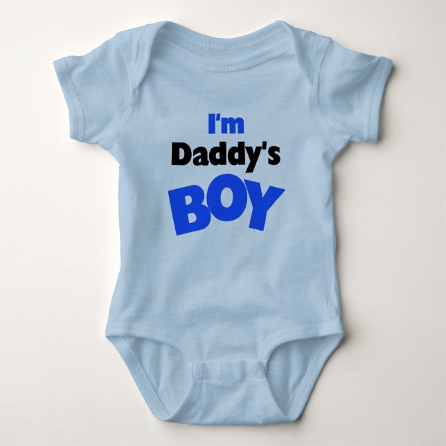 I'm Daddy's Boy Baby Bodysuit (Front)