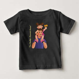 I'm Daddy's Favourite Person" Baby Fine Jersey T-Shirt