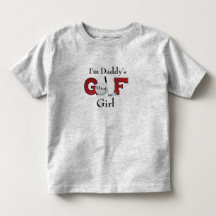 I'm Daddy's Mini Golf Girl Toddler T-Shirt