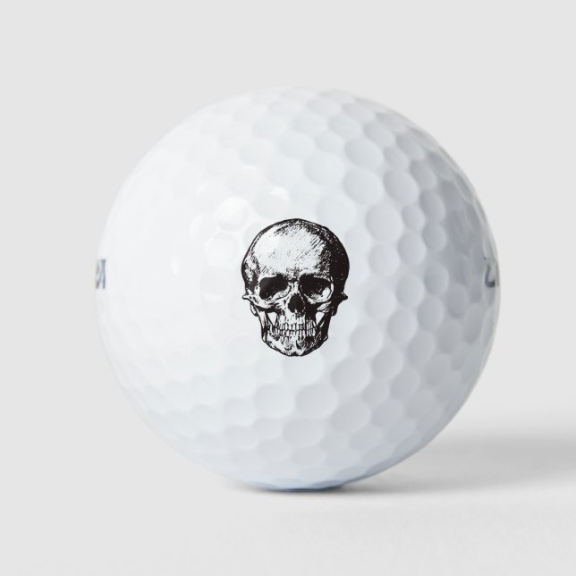 I'm Dead skull Golf Balls (Front)