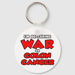 I'm Declaring War on Colon Cancer Key Ring