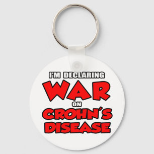 I'm Declaring War on Crohn's Disease Key Ring