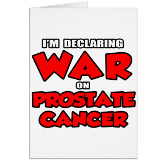 I'm Declaring War on Prostate Cancer