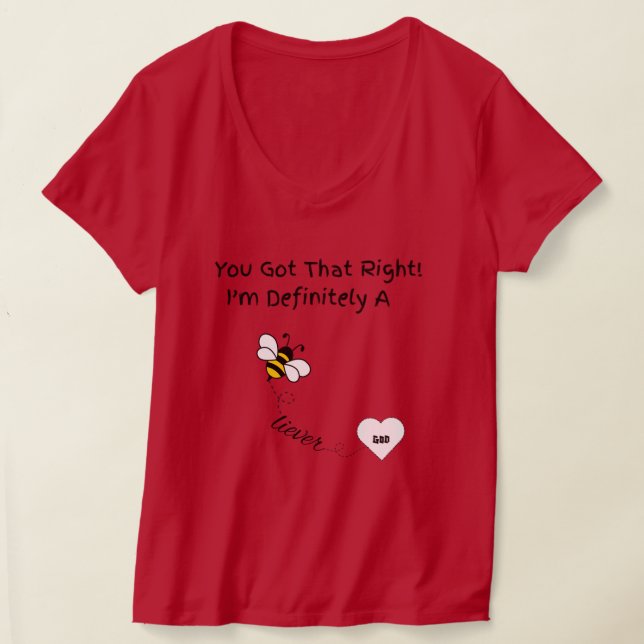 I'm Definitely A Believer Graphic Tee (Laydown)