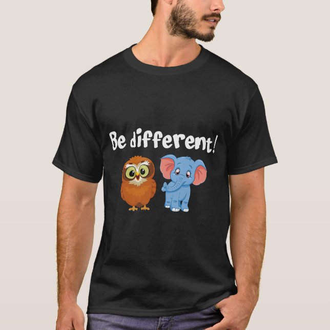 Im Different - Stay Different Slogan FuT-Shirt T-Shirt (Front)
