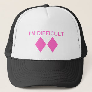 I'm Difficult Double diamond Trucker Hat