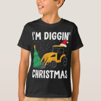 I'm Diggin' Christmas Construction Worker Santa Ex
