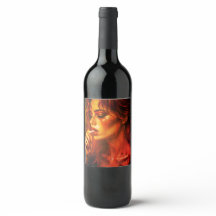 "I'm Done" Wine Bottle Label