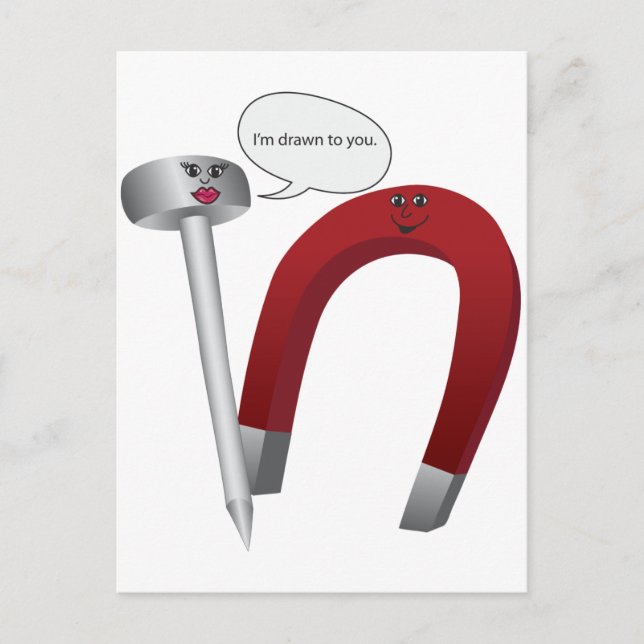 I'm drawn to you. postcard (Front)