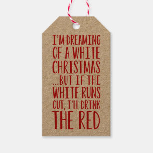 I'm Dreaming Of A White Christmas Gift Tags