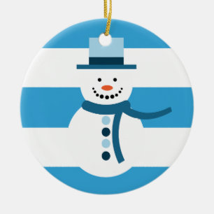 I'm Dreaming Of A White Winter Snowman Ceramic Tree Decoration