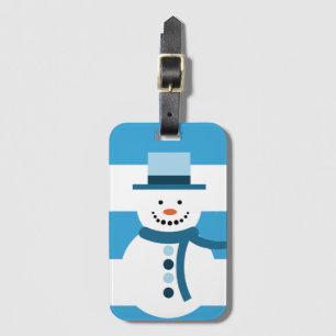I'm Dreaming of a White Winter Snowman Luggage Tag
