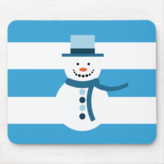 I'm Dreaming Of A White Winter Snowman Mouse Pad (Front)