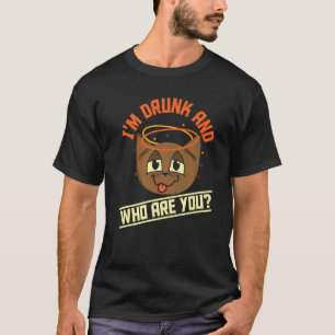 I'm Drunk And Who Are You Beer Drinking Cat T-Shirt