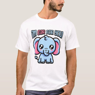 I'm Ear For You! Cute Elephant Pun T-Shirt