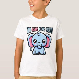 I'm Ear For You! Cute Elephant Pun T-Shirt