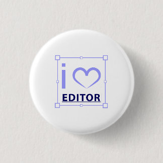I'm Editor 3 Cm Round Badge