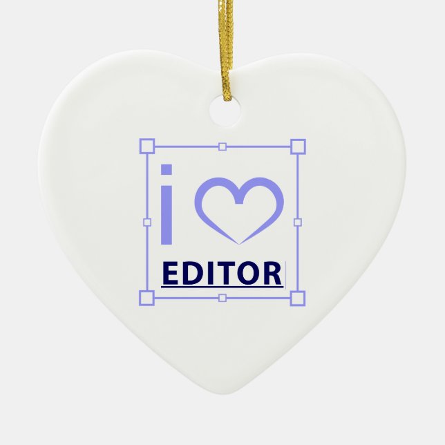 I'm editor ceramic tree decoration (Front)