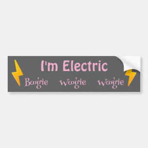 I'm Electric Bumper Sticker