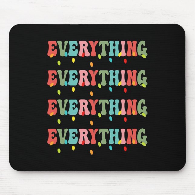 I'm Everything I Need For Christmas Xmas Couple Ma Mouse Pad (Front)