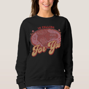 Im Falling For You Nursing Valentines Day Sweatshirt