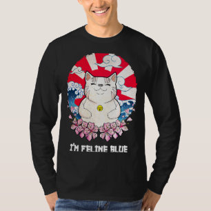 Im Feline Blue Cat Kitten Humour Cat Mum 2 T-Shirt
