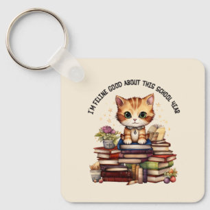 I'm Feline Good About This School Year Key Ring