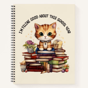 I'm Feline Good About This School Year Notebook
