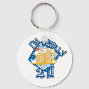 I'm Finally 21 Key Ring
