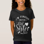 I'm Finally Going To Be A Big Sister Pregnancy Ann T-Shirt<br><div class="desc">Add some fun to your "daughter, sister" wardrobe with this funny "I'm Finally Going To Be A Big Sister" design or gives it as the perfect gift!
Choose your size and colour below then BUY IT NOW to place your order.</div>