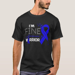 I'm Fine Apraxia Warrior Awareness Feather T-Shirt