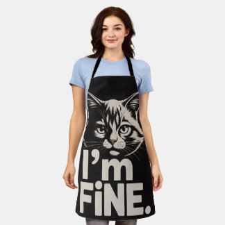 i'm fine apron