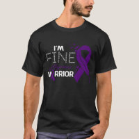 I'm Fine Lupus  Warrior Awareness Feather
