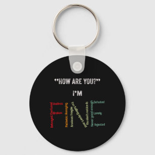 Im Fine Prevention Mental Health Awareness Key Ring
