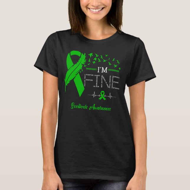 I'm Fine Scoliosis Awareness T-Shirt (Front)