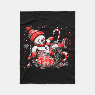 I'm Fine This Is Fine Just Having A Meltdown Funny Fleece Blanket