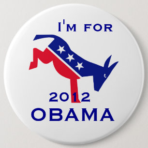 I'm for OBAMA button
