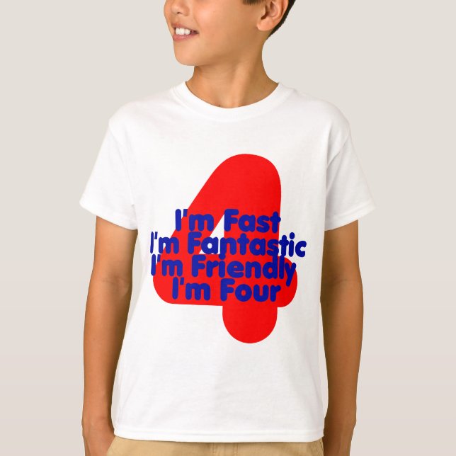 I'm Four T-Shirt (Front)