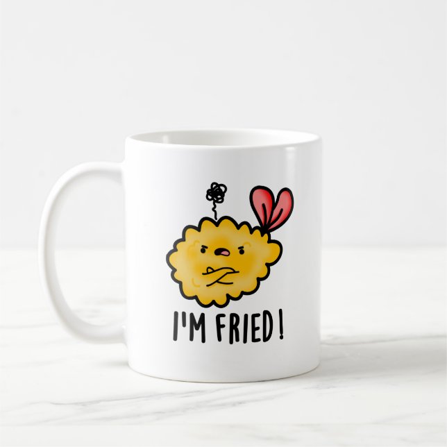 I'm Fried Funny Tempura Sushi Pun  Coffee Mug (Left)