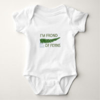 'I'm frond of ferns' fern leaf design