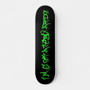 I'm G Skateboards (Vandalo Graffiti Font)black/grn