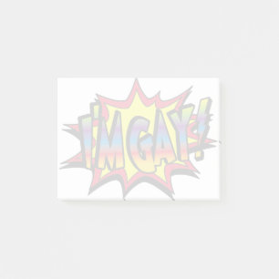I'm Gay Burst Post-it Notes