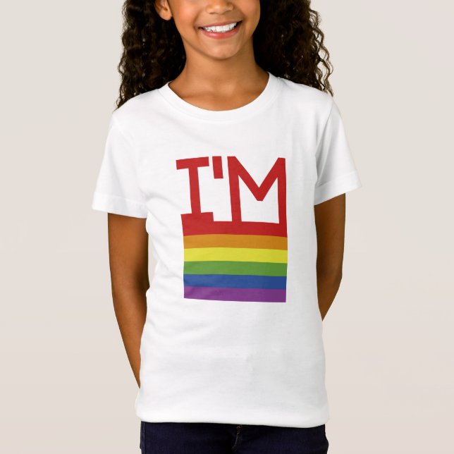 I'm Gay | Rainbow Flag T-Shirt (Front)