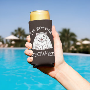 I'm Getting Meow-ied! Seltzer Can Cooler