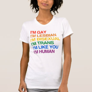 I'M GLBT I'M HUMAN T-Shirt