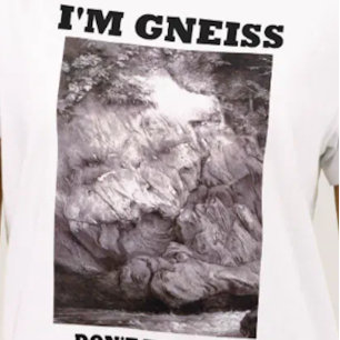 I'm Gneiss Don't Take Me For Granite (Rock Humour) T-Shirt