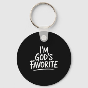 Im Gods Favorite Christian Religious Church Key Ring