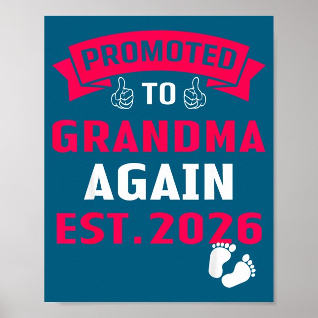 I'm Going Grandma Again Promoted Grandma Poster (Front)