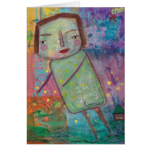 I'm Going Home Blank Card (Front)