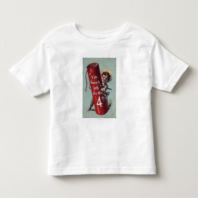 I'm Going Off on the Fourth # 1 Toddler T-Shirt (Front)